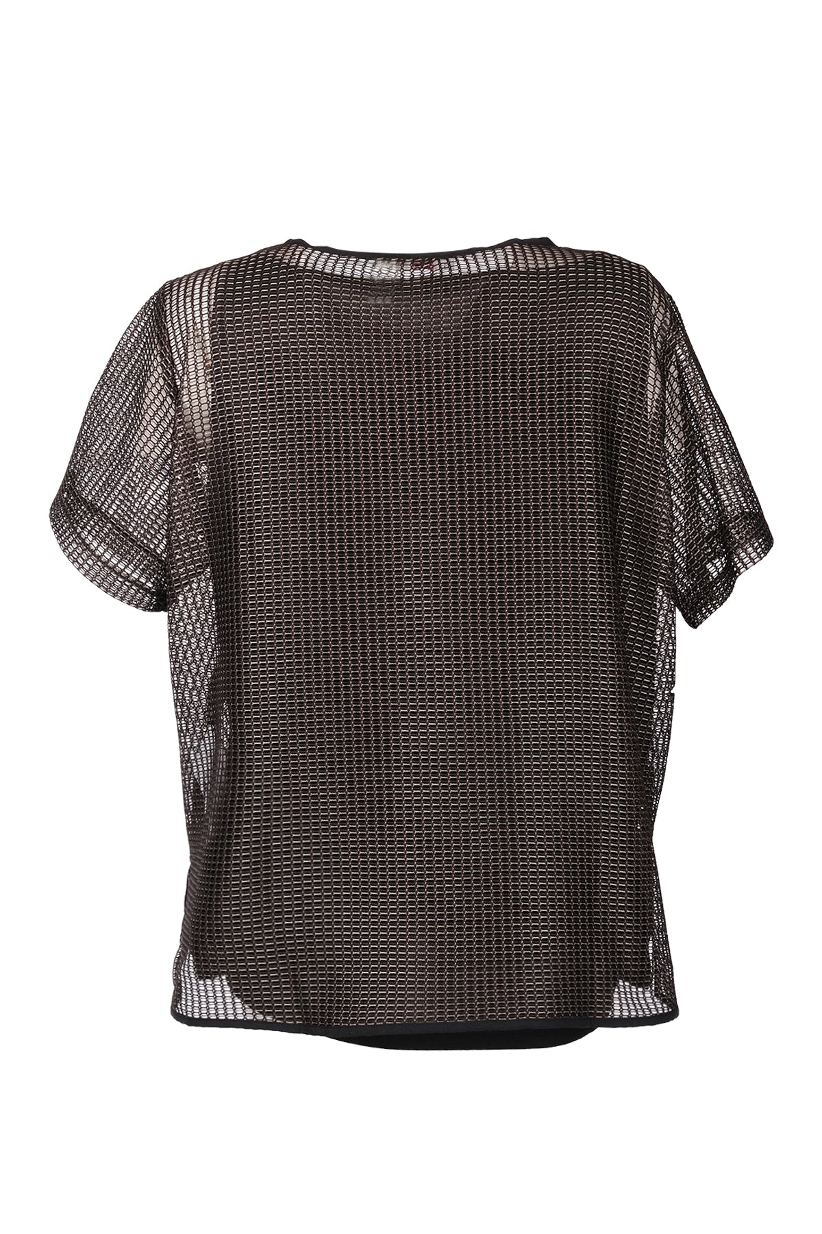 Vedi-bb Oversize File Detaylı Kısa Kol Kadın Ceket - Minimalist Tarz