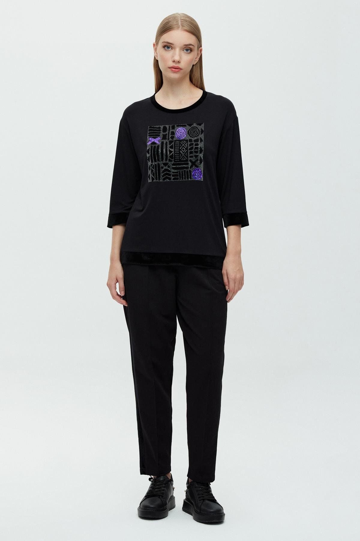 Daido Kadın Oversize Midi Pantolon - Minimalist Günlük Stil Translation missing: tr.content.product_image_secondary