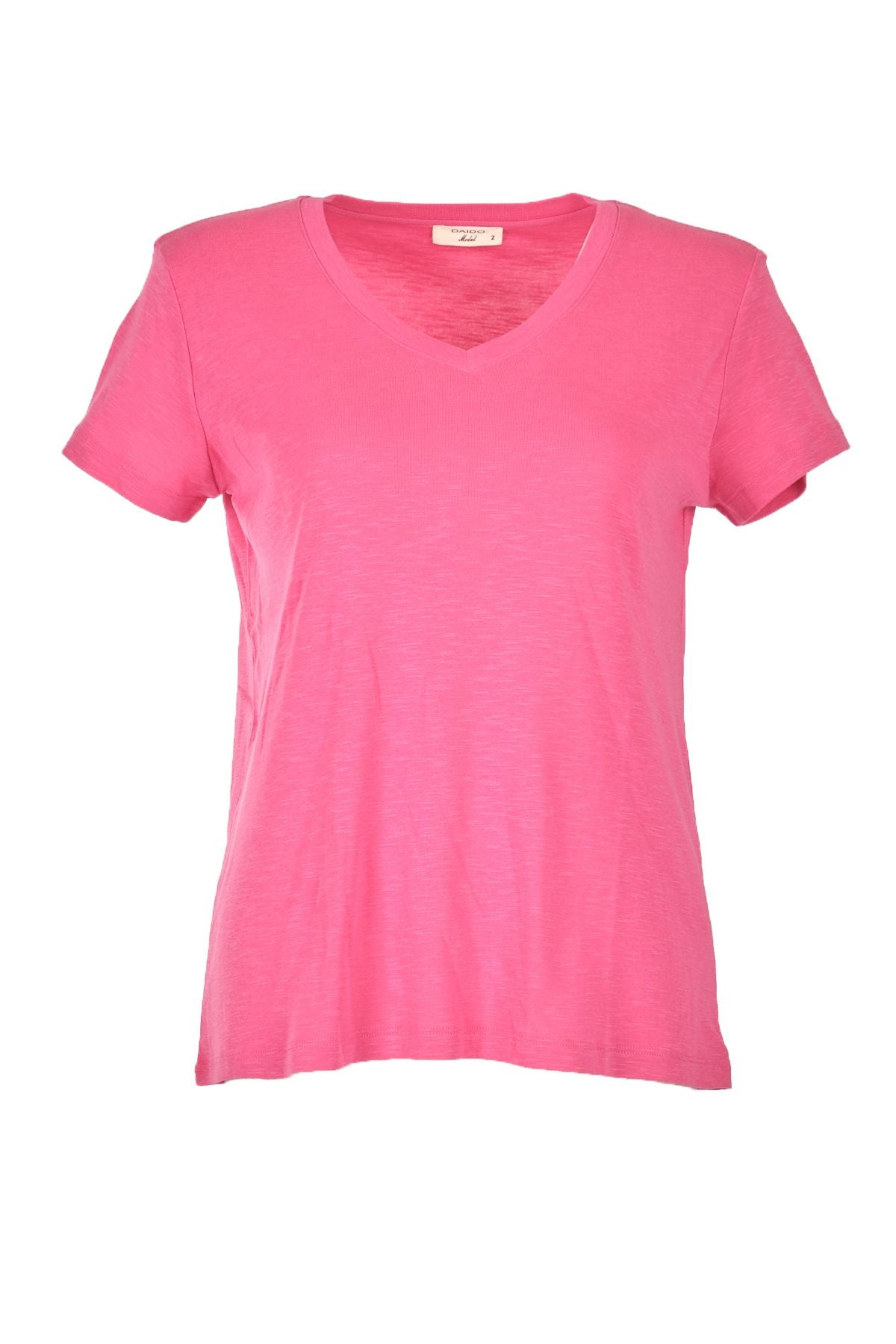 Daıdo Oversize V Yaka Kısa Kol Kadın T-Shirt - Rahat ve Şık Günlük Kombin Translation missing: tr.content.product_image_main