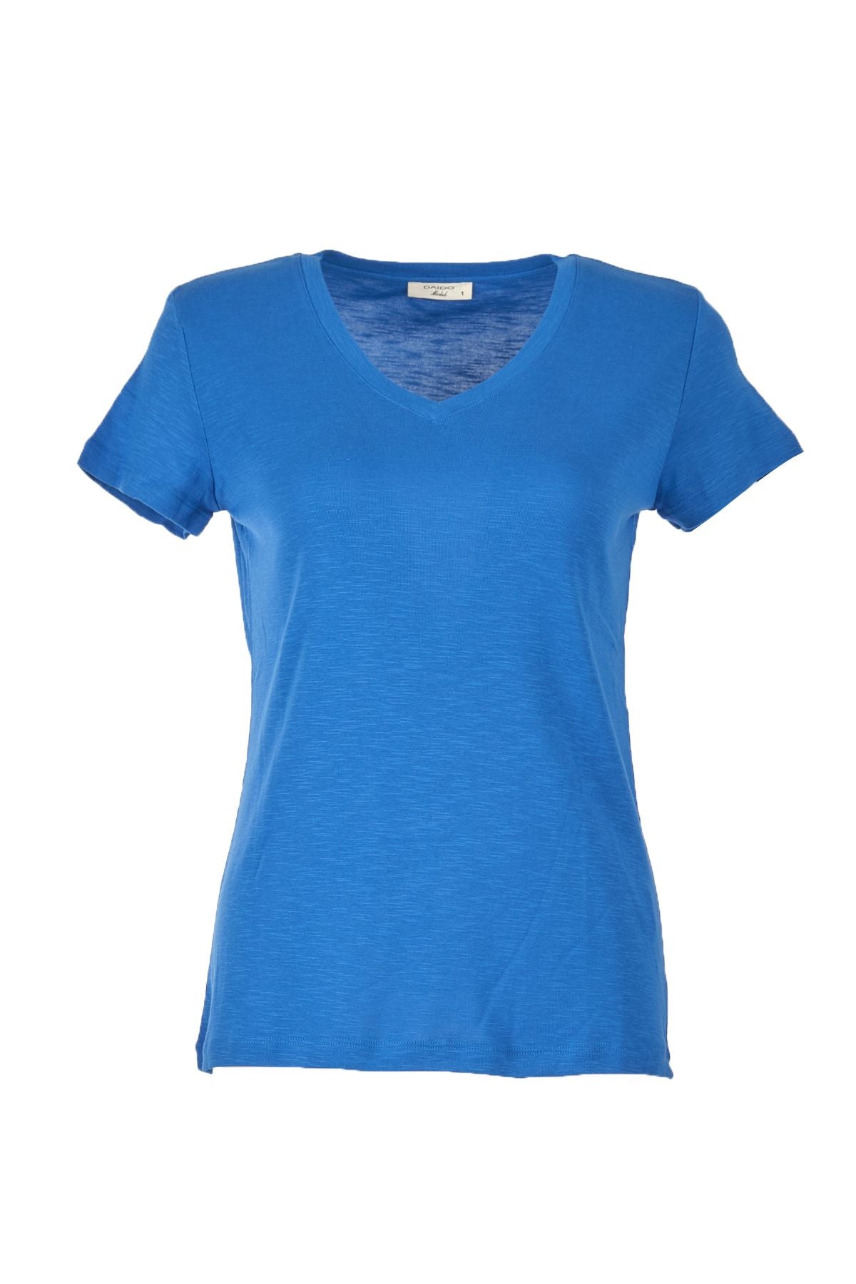 Daıdo Oversize V Yaka Kısa Kol Kadın T-Shirt - Rahat ve Şık Günlük Kombin