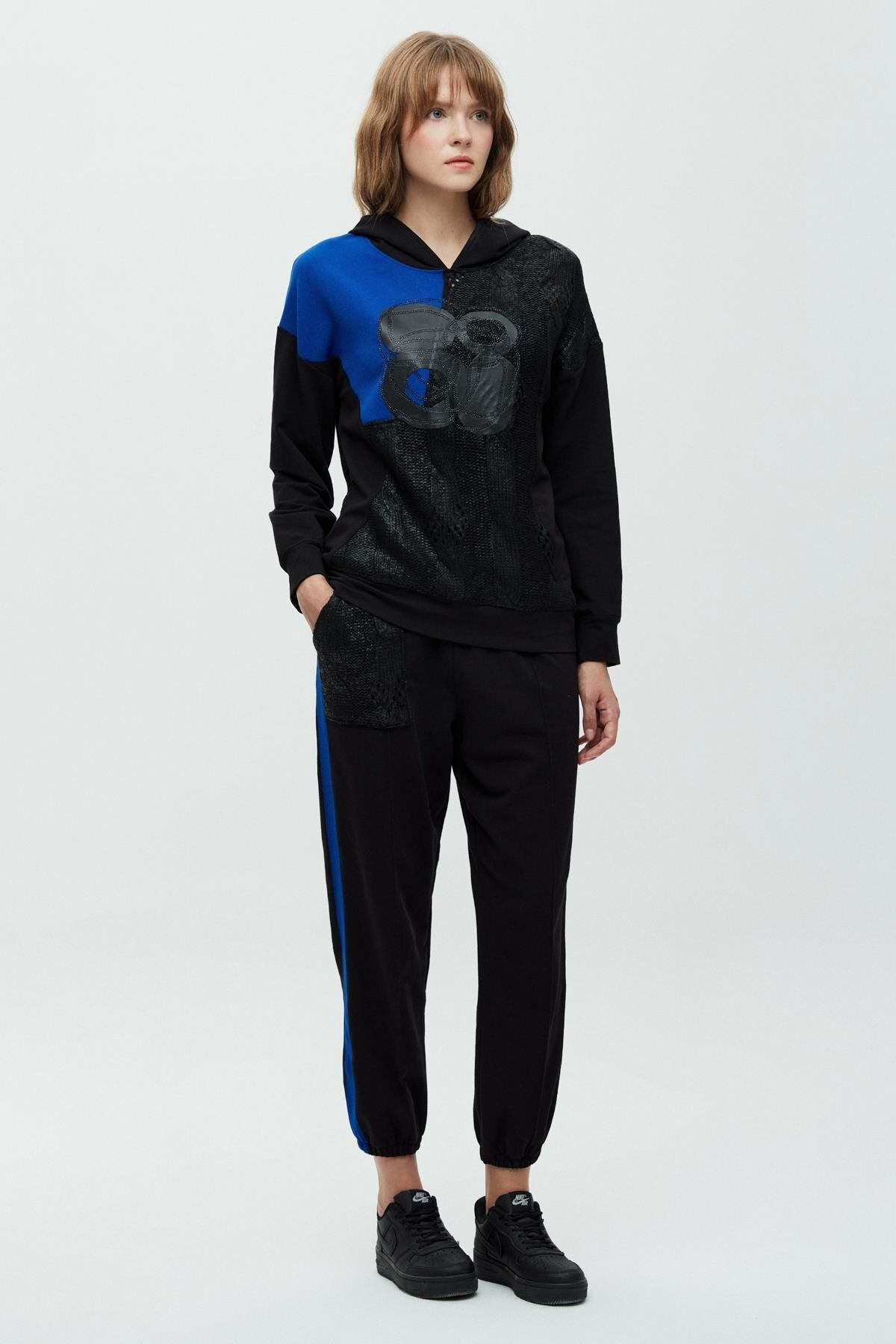 Daido Oversize Kapüşonlu Minimalist Kadın Sweatshirt - Günlük Kullanım Translation missing: tr.content.product_image_main