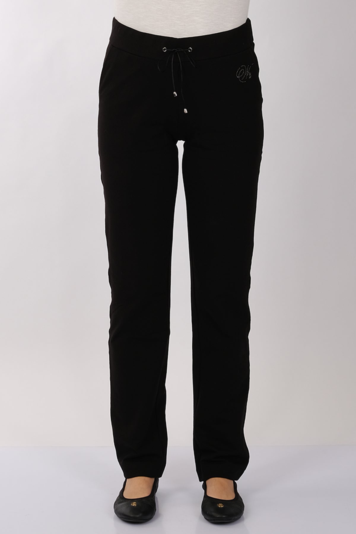 Daido Minimalist Regular Fit Kadın Pantolon - Bel Bağcıklı, Günlük Kullanım