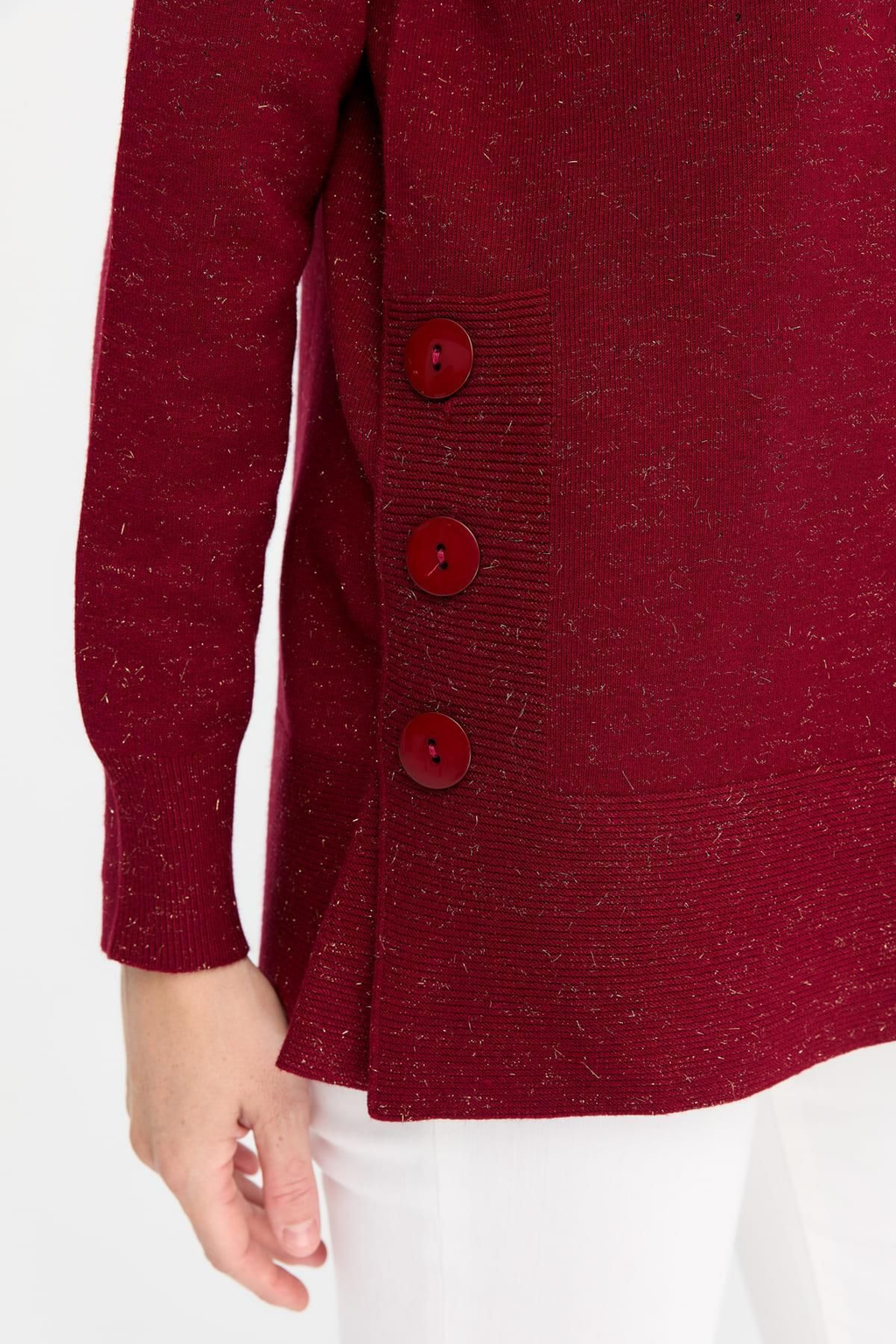 Desen Kadın Oversize Boğazlı Uzun Kol Kazak - Minimalist Stil