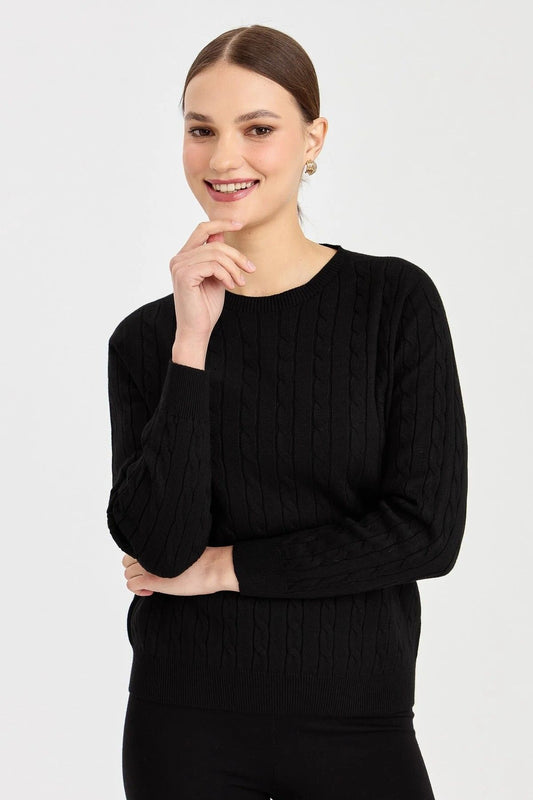 Desen Kadın Kazak DSN24K23329