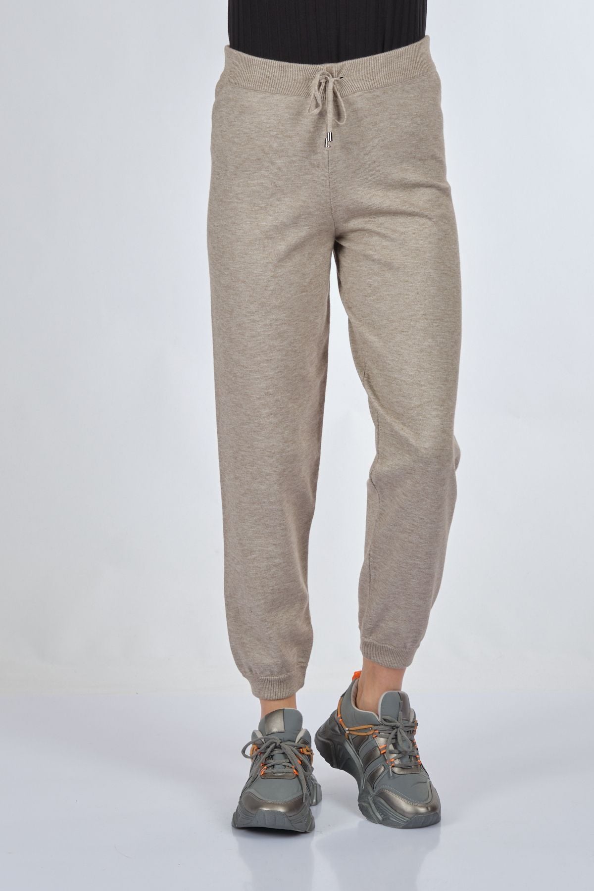 Desen Kadın Oversize Jogger Pantolon - Minimalist, Rahat, Midi Boy Translation missing: tr.content.product_image_main