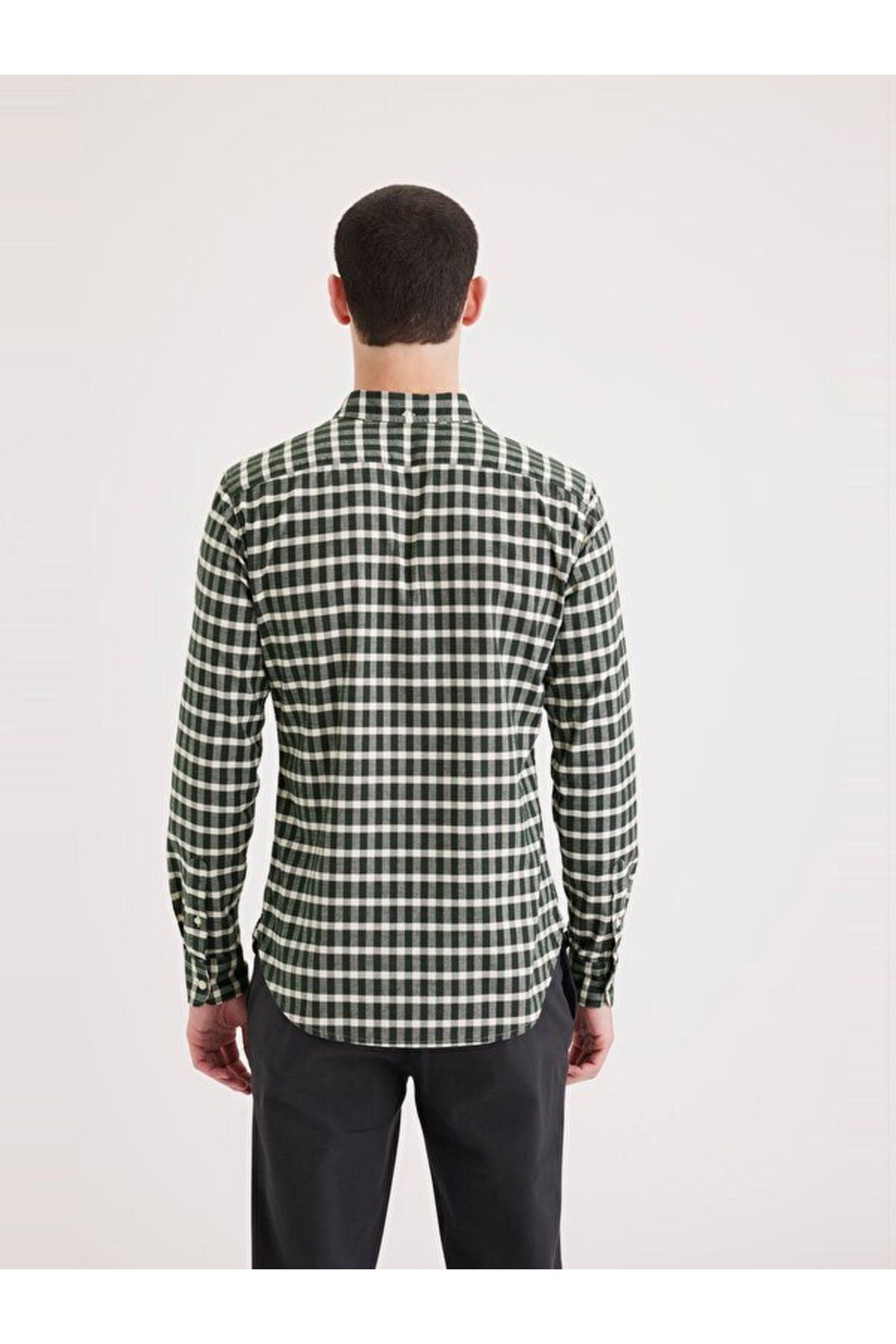 Dockers Minimalist Kareli Uzun Kol Erkek Gömlek - Günlük & İş Translation missing: tr.content.product_image_secondary