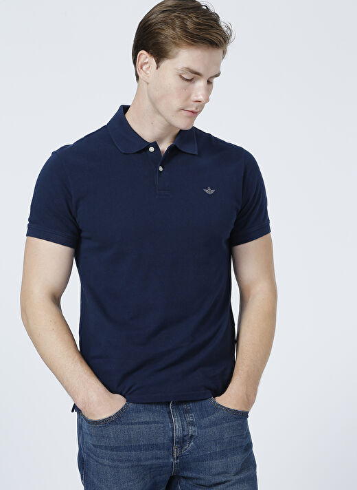 Dockers Erkek Regular Fit Polo Yaka Pike Kumaş Kısa Kollu Tişört İkincil görsel