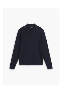 Dockers Erkek Polo Yaka Uzun Kol Sweatshirt - Minimalist Tasarım
