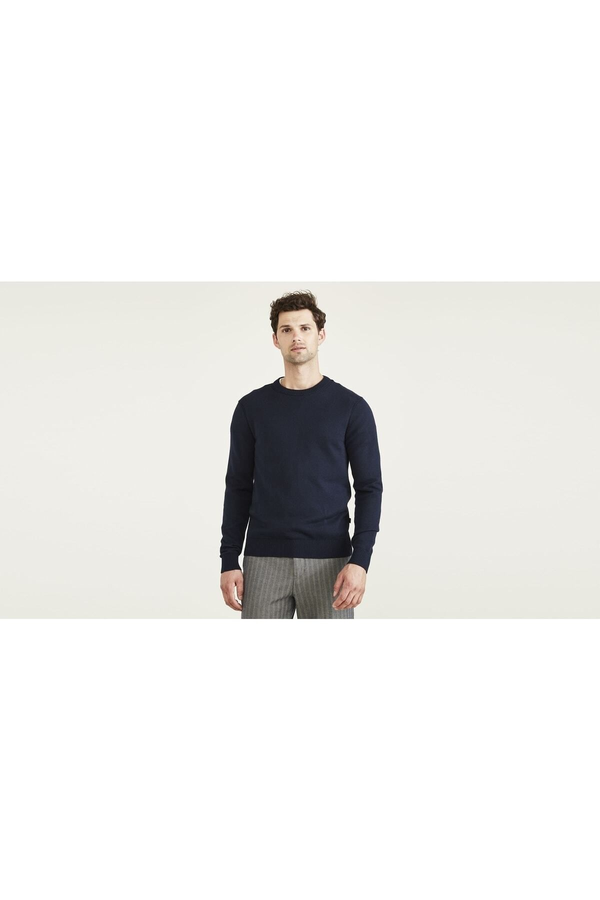 Dockers Erkek Minimalist Sweatshirt - Uzun Kol Regular Fit Günlük