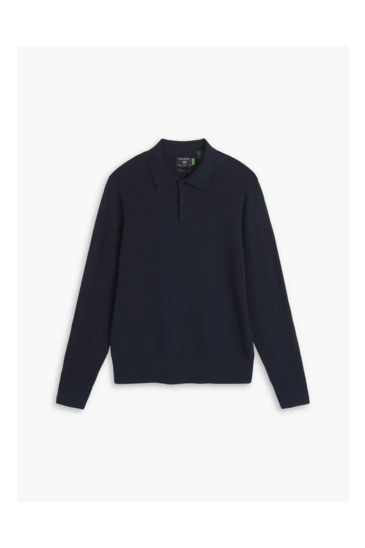Dockers Erkek Polo Yaka Uzun Kol Sweatshirt - Minimalist Tasarım Translation missing: tr.content.product_image_main