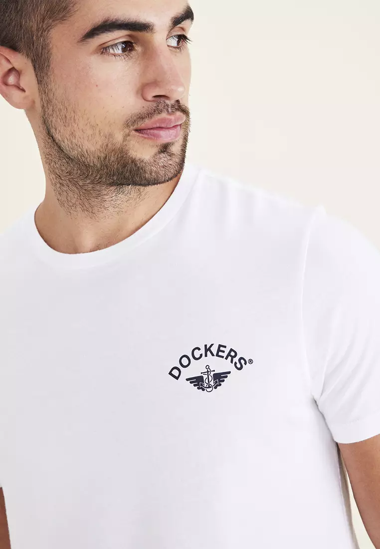 Dockers Minimalist Kısa Kol Erkek T-Shirt - Yuvarlak Yaka, Günlük Translation missing: tr.content.product_image_secondary