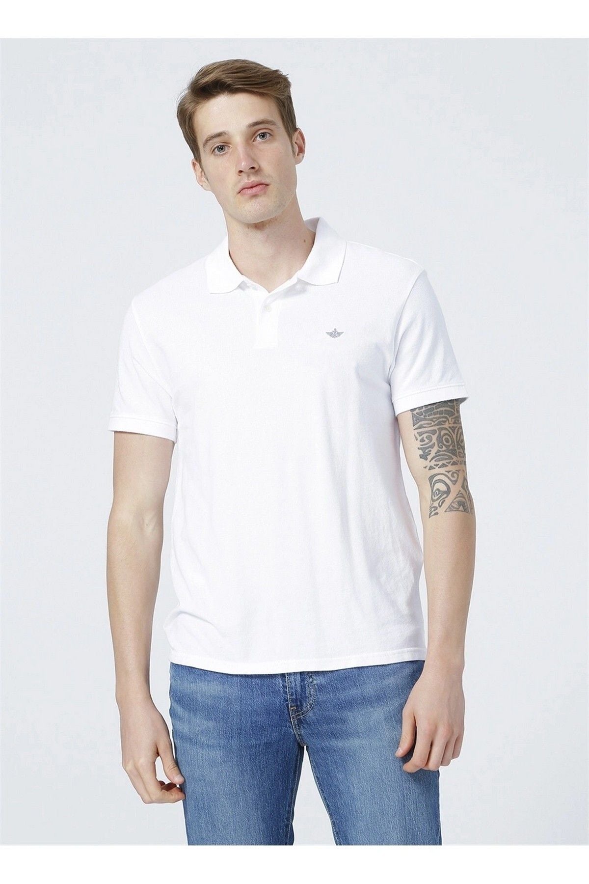 Dockers Erkek Minimalist Polo Yaka Kısa Kol T-Shirt - Günlük Kullanım Translation missing: tr.content.product_image_main