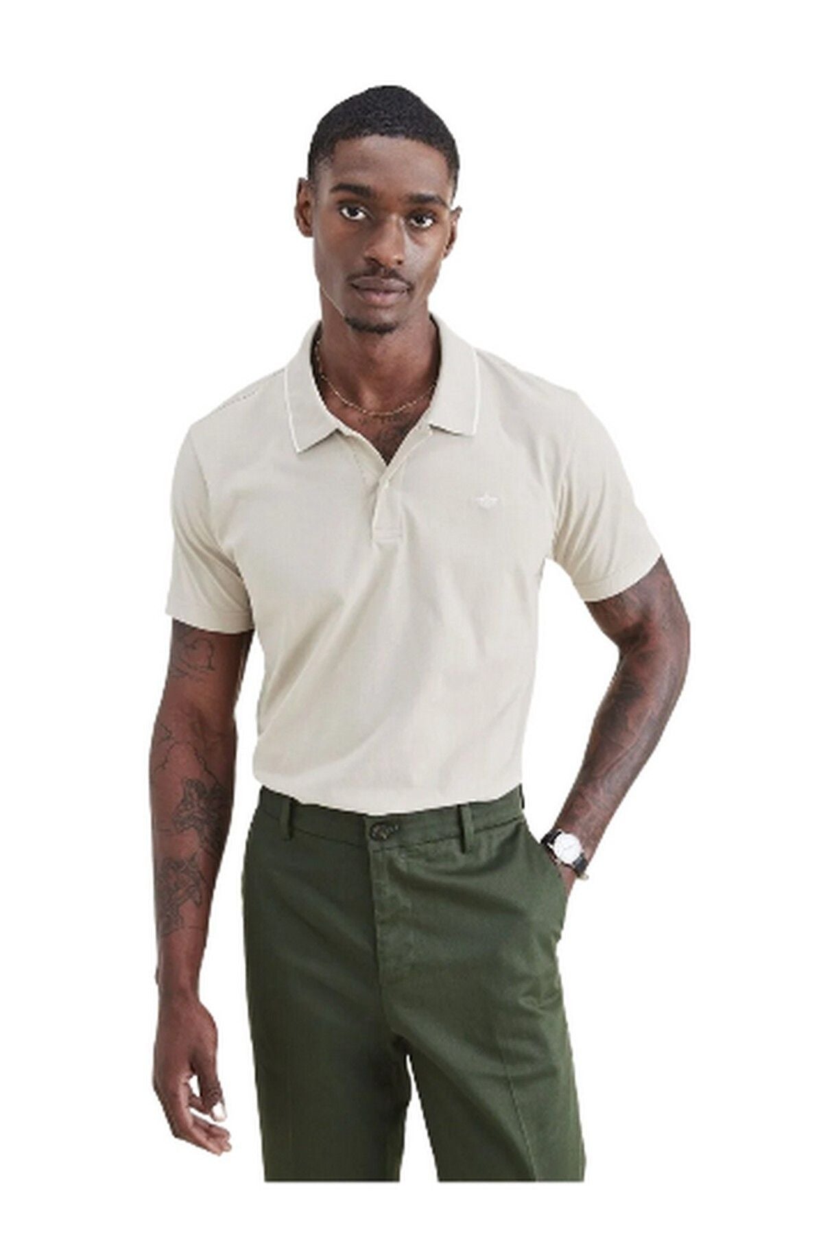 Dockers Minimalist Polo Yaka Kısa Kol Erkek T-Shirt - Rahat ve Şık Translation missing: tr.content.product_image_main