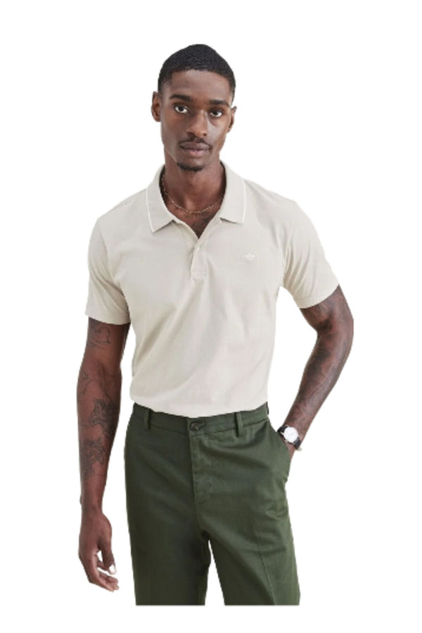 Dockers Minimalist Polo Yaka Kısa Kol Erkek T-Shirt - Rahat ve Şık