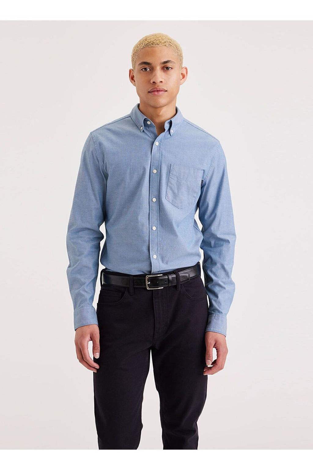 Dockers Erkek Uzun Kol Minimalist Gömlek - Günlük & İş