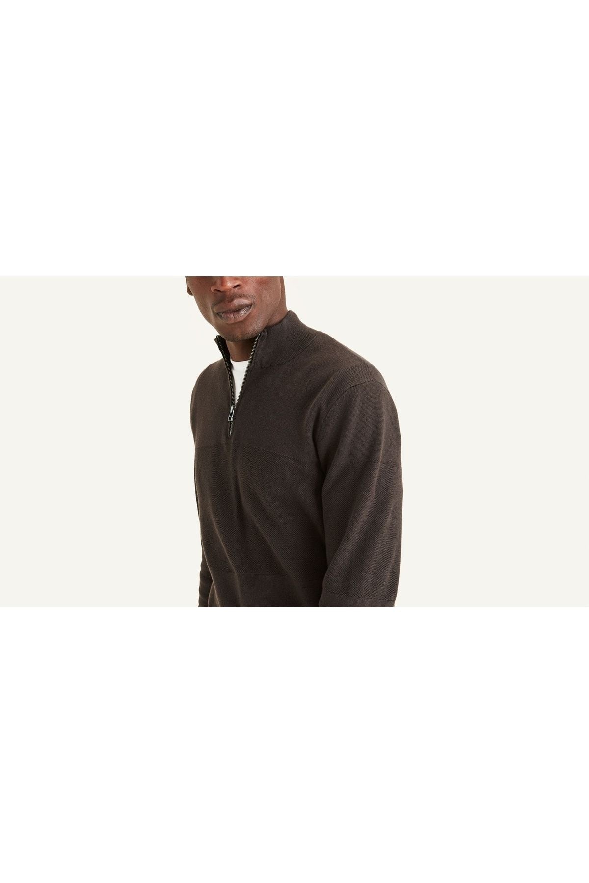 Dockers Minimalist Erkek Uzun Kol Kazak - Günlük Şıklık & Konfor