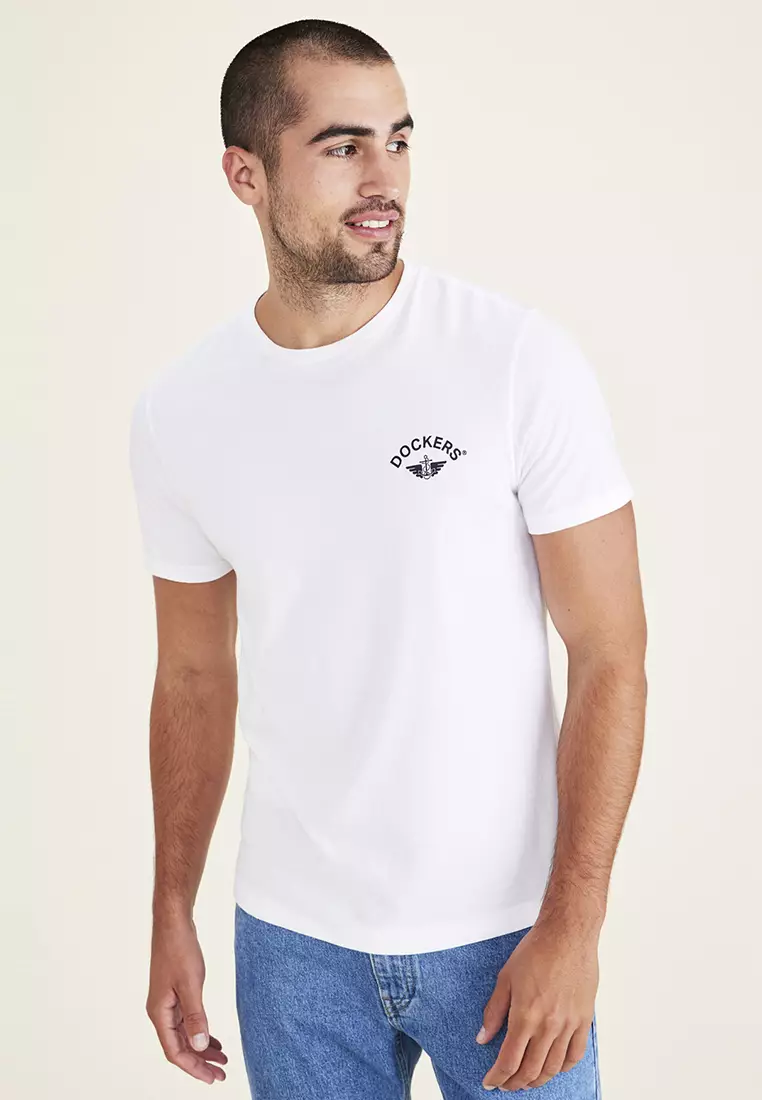 Dockers Minimalist Kısa Kol Erkek T-Shirt - Yuvarlak Yaka, Günlük Ana görsel
