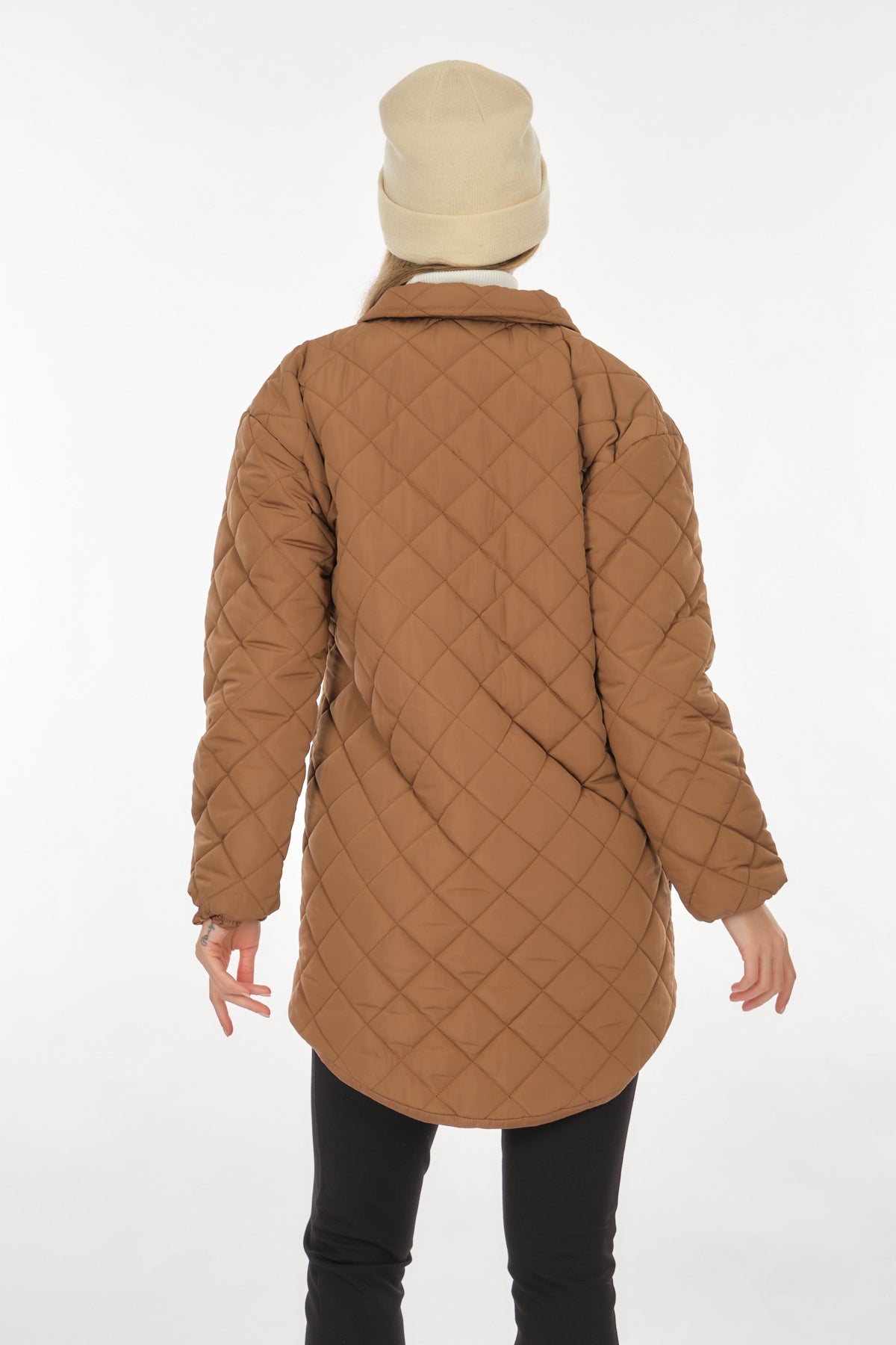 Doop Oversize Kapitone Midi Kaban - Günlük Şıklık, Sıcak ve Rahat