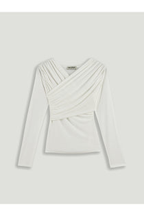 Drape Detaylı Bluz Nocturne