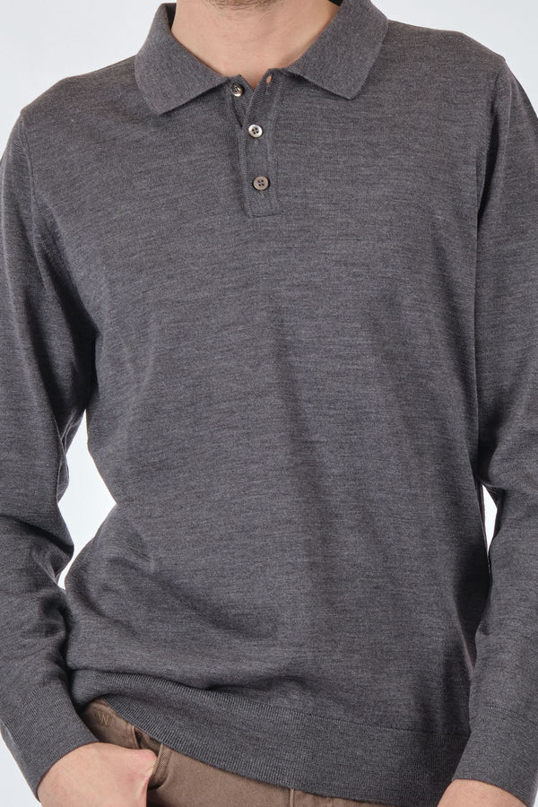 E.Muracchını Minimalist Uzun Kol Polo Yaka Erkek Kazak - Günlük Stil