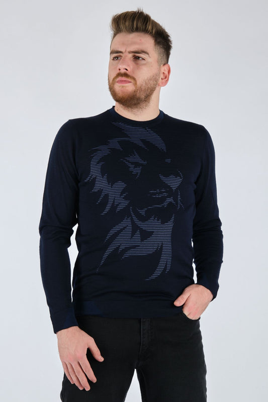 Ecer Erkek Minimalist Uzun Kol Triko - Günlük Stil