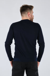 Ecer Erkek Minimalist Uzun Kol Triko - Günlük Stil