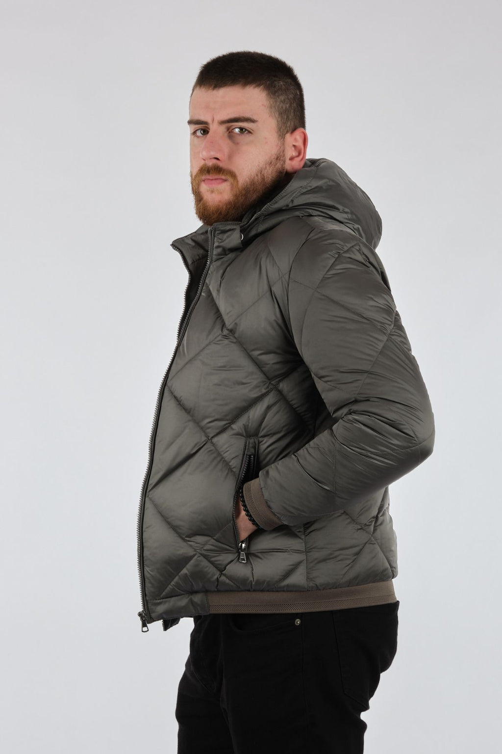 Ecer Erkek Kapüşonlu Şişme Mont - Minimalist Tasarım - Regular Fit