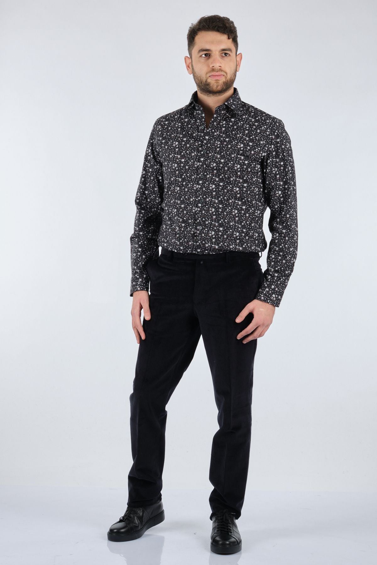 Ecer Minimalist Kadife Erkek Pantolon - Regular Fit - Günlük & Şık Translation missing: tr.content.product_image_secondary