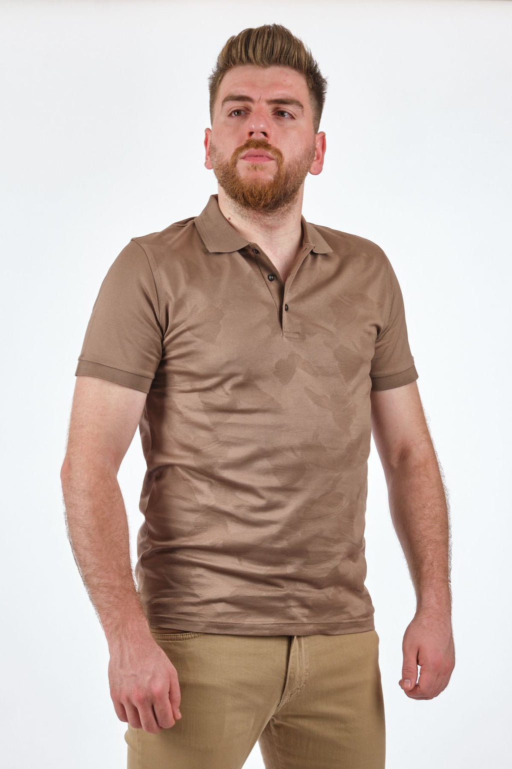 Ecer Minimalist Erkek Polo Yaka T-Shirt - Kısa Kol - Rahat Kesim