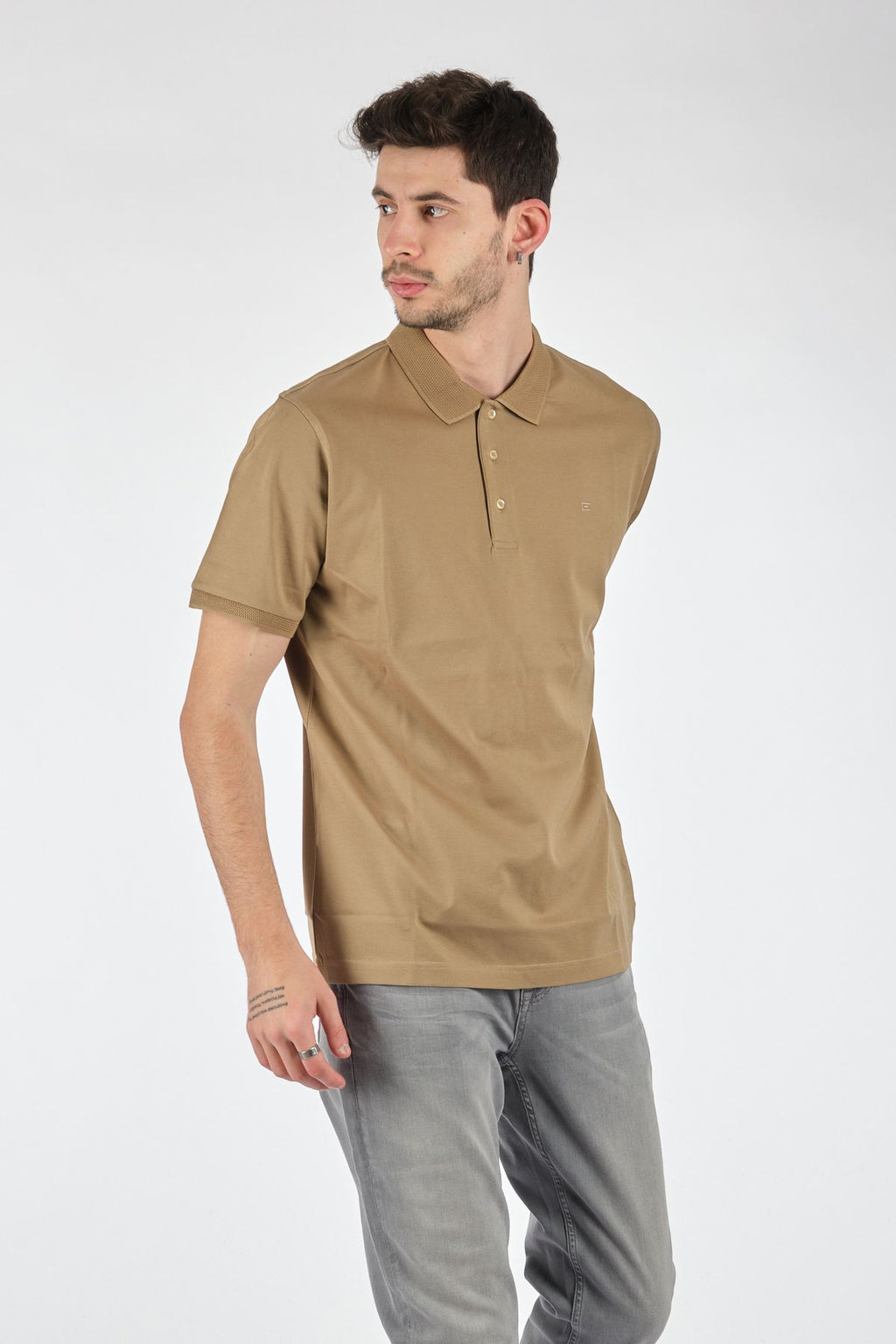 Ecer Erkek Polo Yaka Kısa Kol T-Shirt - Regular Fit - Günlük