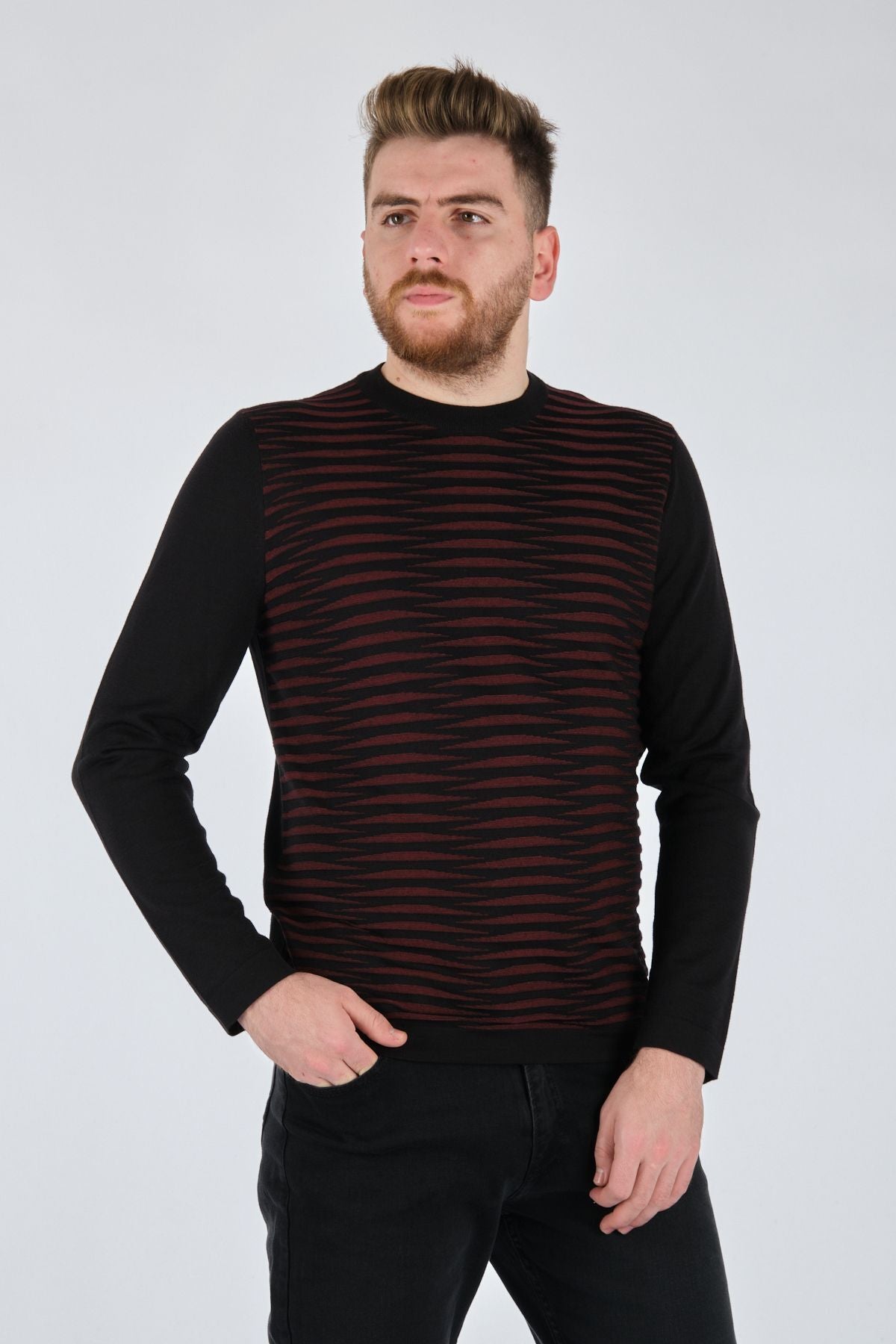 Ecer Minimalist Erkek Triko - Uzun Kol - Rahat ve Şık