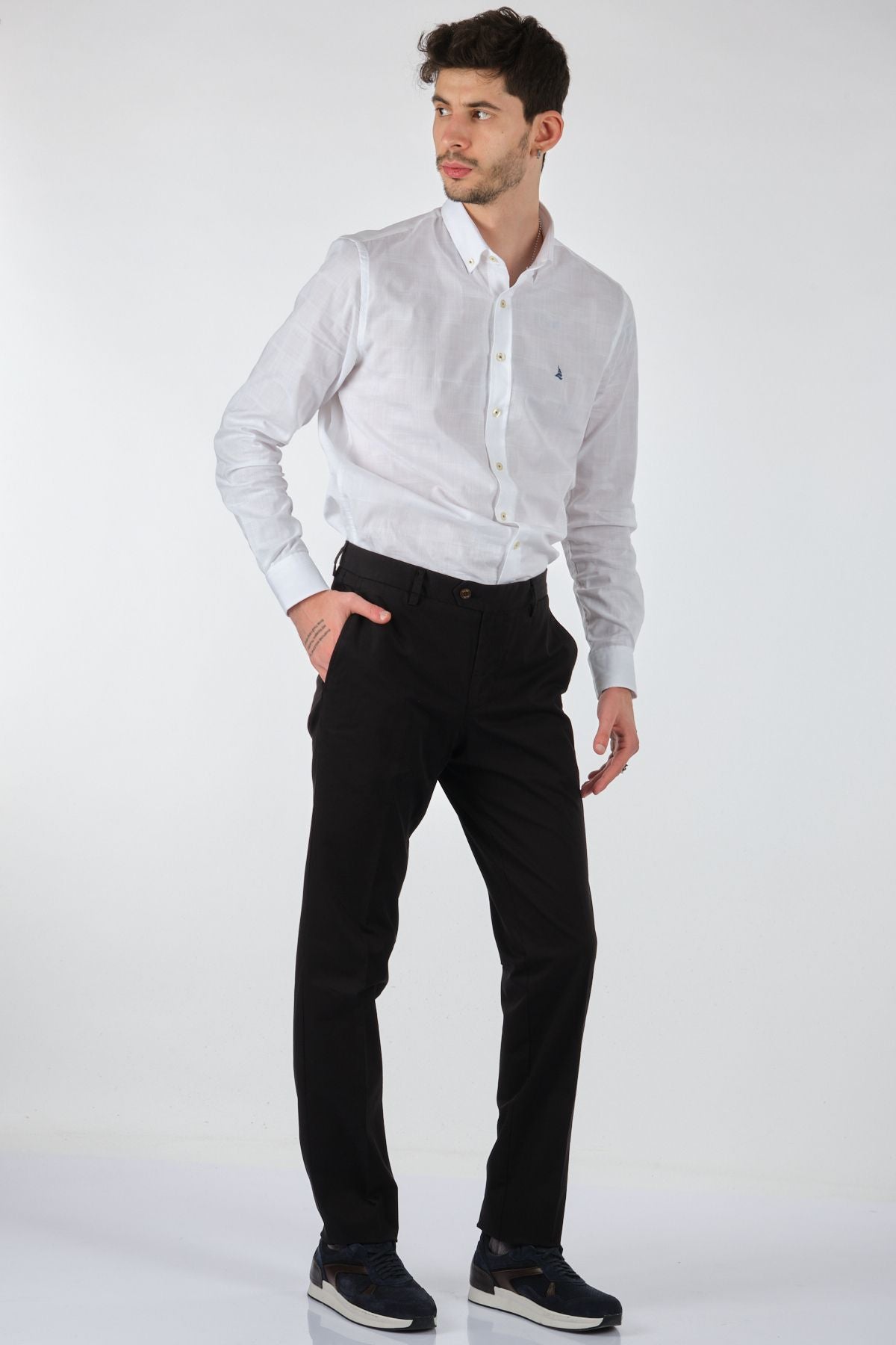 Ecer Minimalist Regular Fit Erkek Pantolon - Günlük & İş Ana görsel