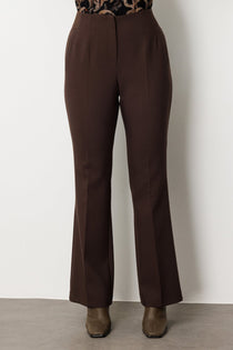 Ekol BB Kadın Normal Bel Düz Paça Dokuma Polyester Pantolon Ön Dikişli 26KEKL01107