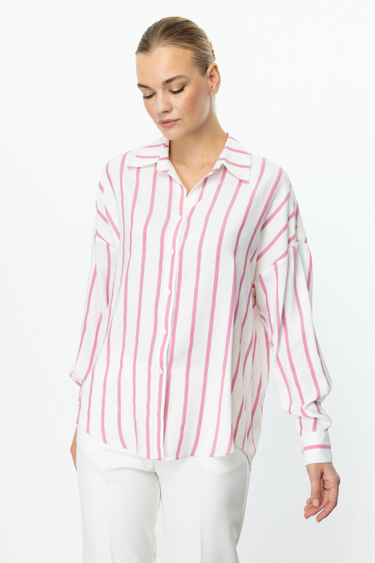 Ekol Kadın Gömlek 25YEKL03110