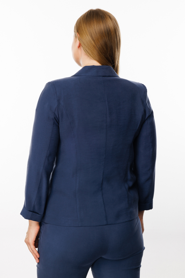 Ekol Kadın Oversize 3/4 Kol Minimalist Ceket
