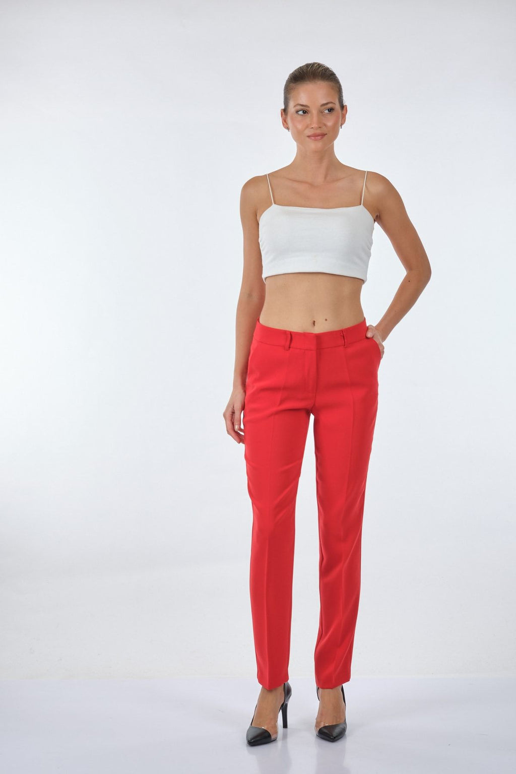 Ekol Kadın Minimalist Regular Fit Pantolon - Günlük & İş