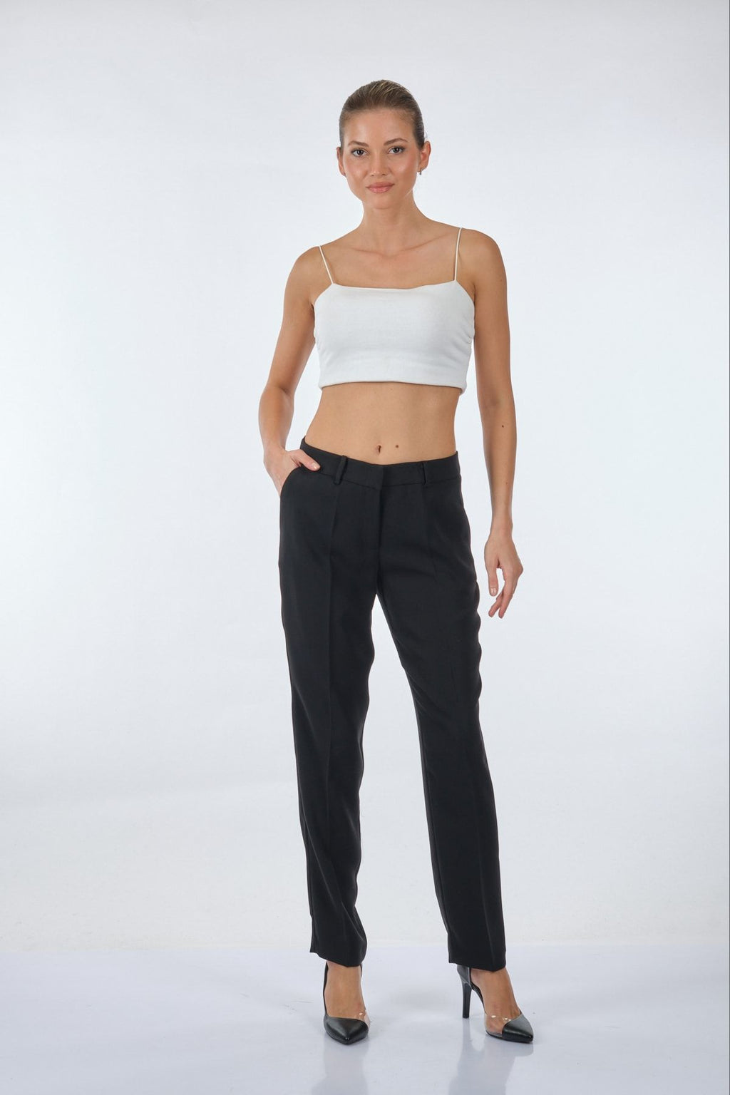 Ekol Kadın Minimalist Regular Fit Pantolon - Günlük & İş