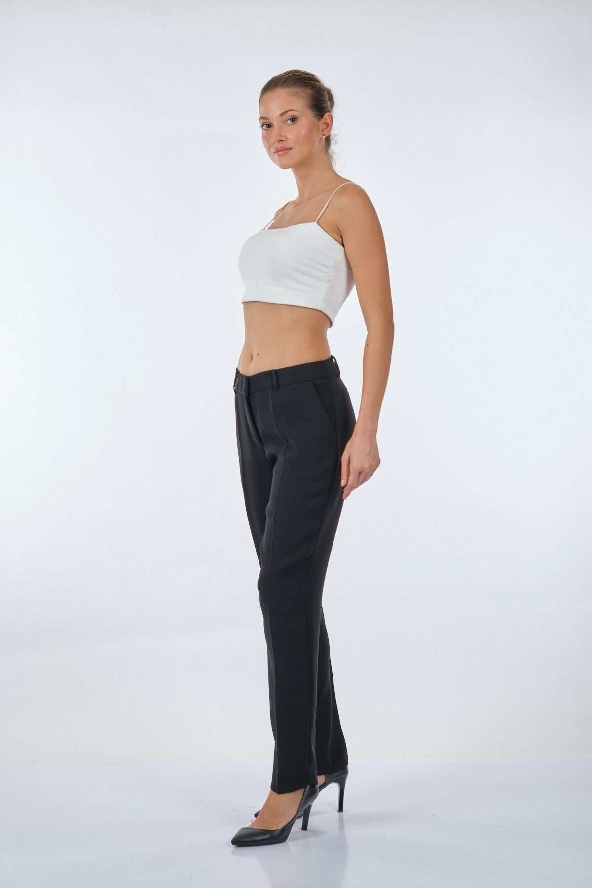 Ekol Kadın Minimalist Regular Fit Pantolon - Günlük & İş