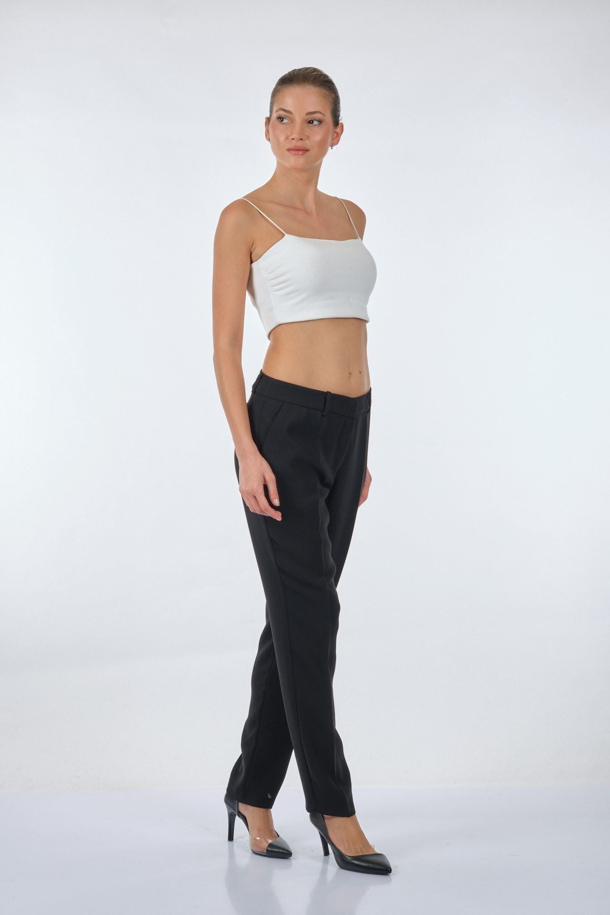 Ekol Kadın Minimalist Regular Fit Pantolon - Günlük & İş