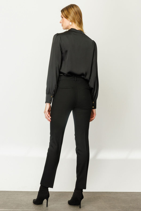 Ekol Minimalist Kadın Pantolon - Midi Boy, Regular Fit, Günlük Kullanım