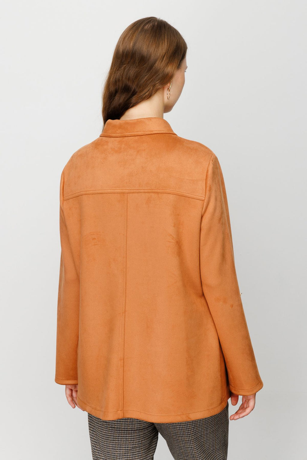 Ekol Oversize Midi Süet Trençkot - Günlük Şıklık