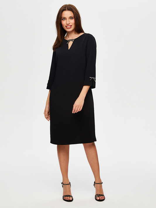 Taş Fiyonk Aksesuarlı Abiye Elbise Faik Sönmez S25ABY022