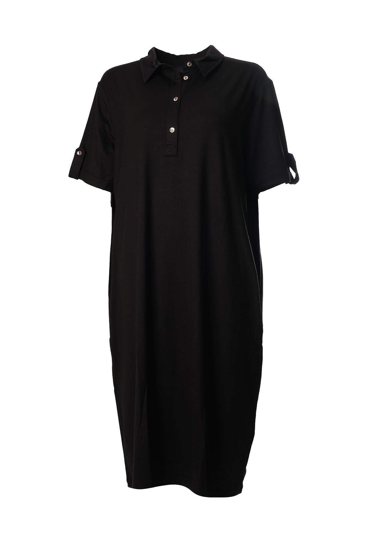 Faik Sönmez Oversize Polo Yaka Midi Elbise - Günlük Şıklık Translation missing: tr.content.product_image_main