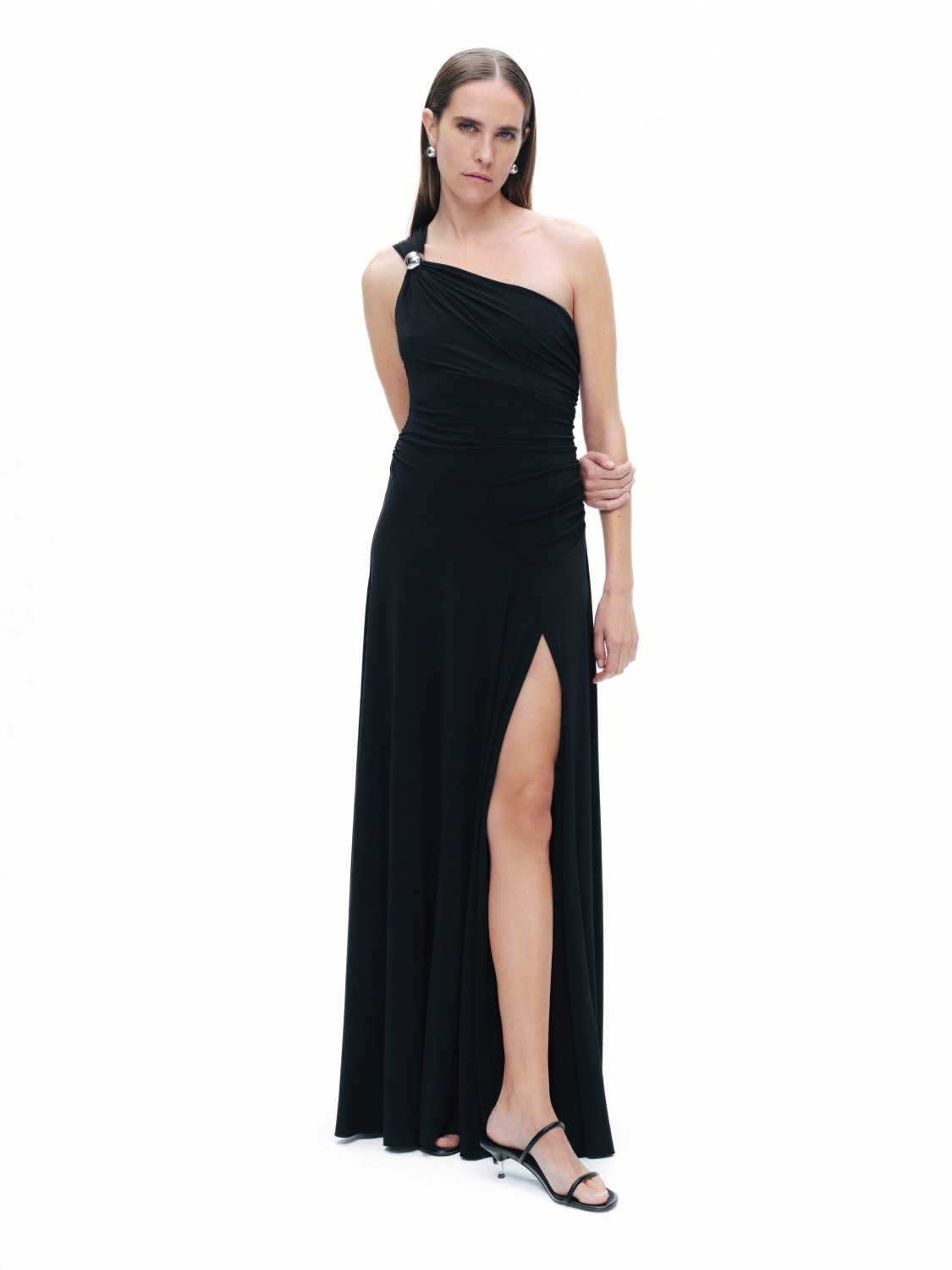 Tek Omuz Maxi Elbise Nocturne Translation missing: tr.content.product_image_main
