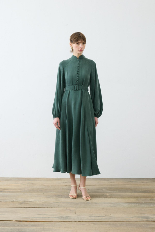 Glorıa Yarım Britli Elbise Terzi Dükkani