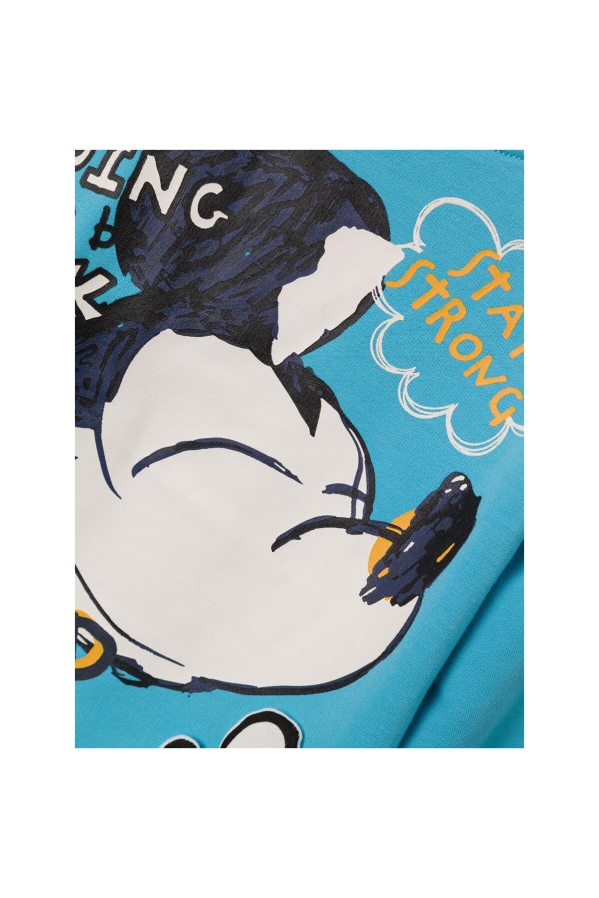 Erkek Çocuk Mickey Mouse Baskılı Uzun Kol Sweatshirt-Yumuşak ve Konforlu