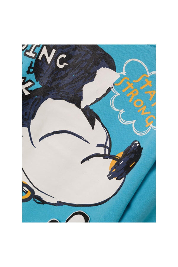Erkek Çocuk Mickey Mouse Baskılı Uzun Kol Sweatshirt-Yumuşak ve Konforlu