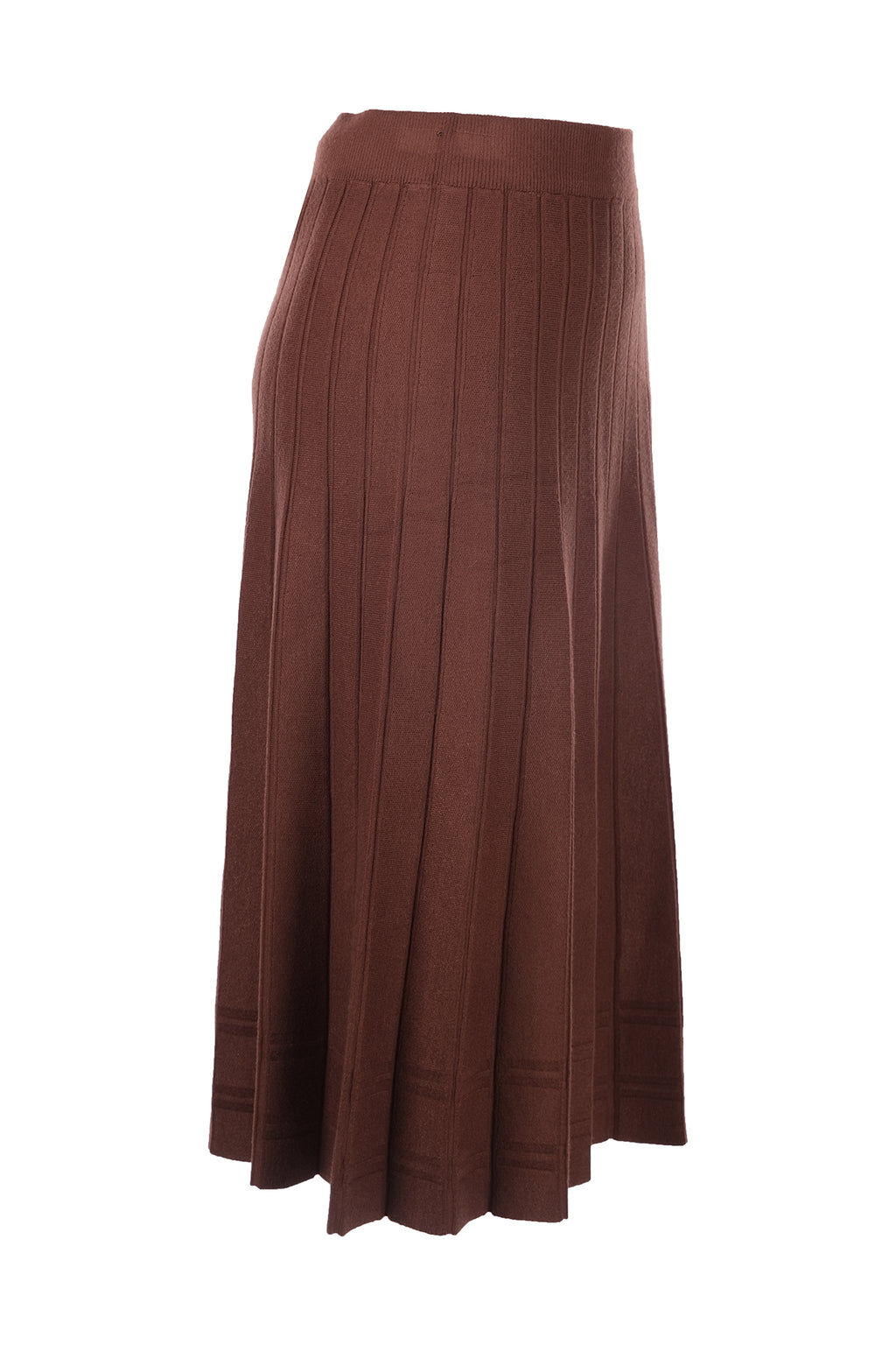 On Midi Pileli Triko Etek - Minimalist Stil