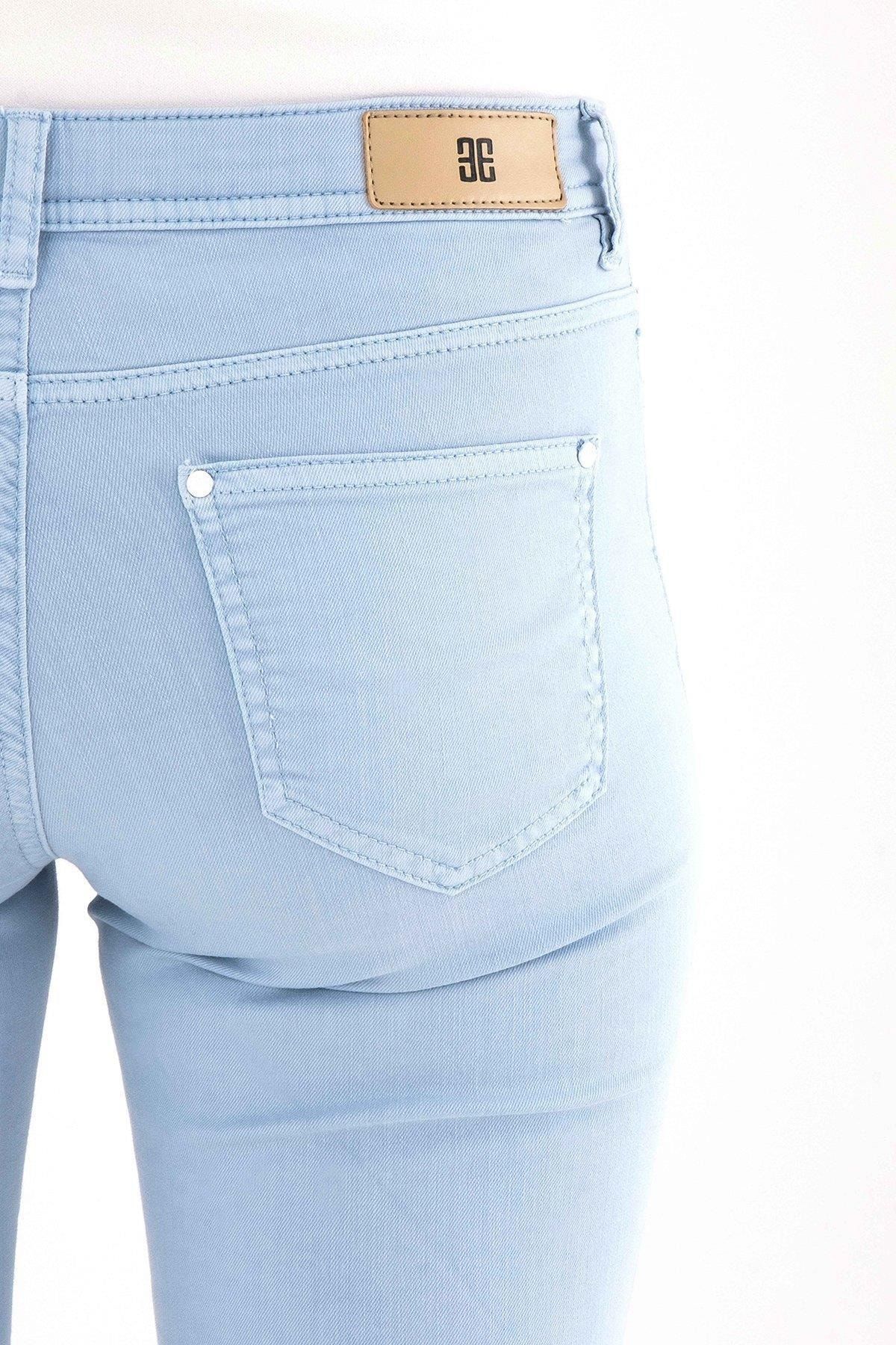 Explosion Minimalist Slim Fit Kadın Pantolon - Günlük Kullanım