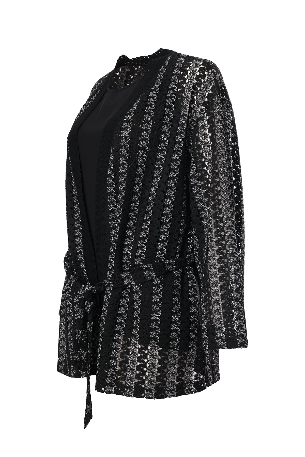Faik Sönmez Oversize Midi Kimono - Bağcıklı Bel - Minimal Tasarım Translation missing: tr.content.product_image_secondary